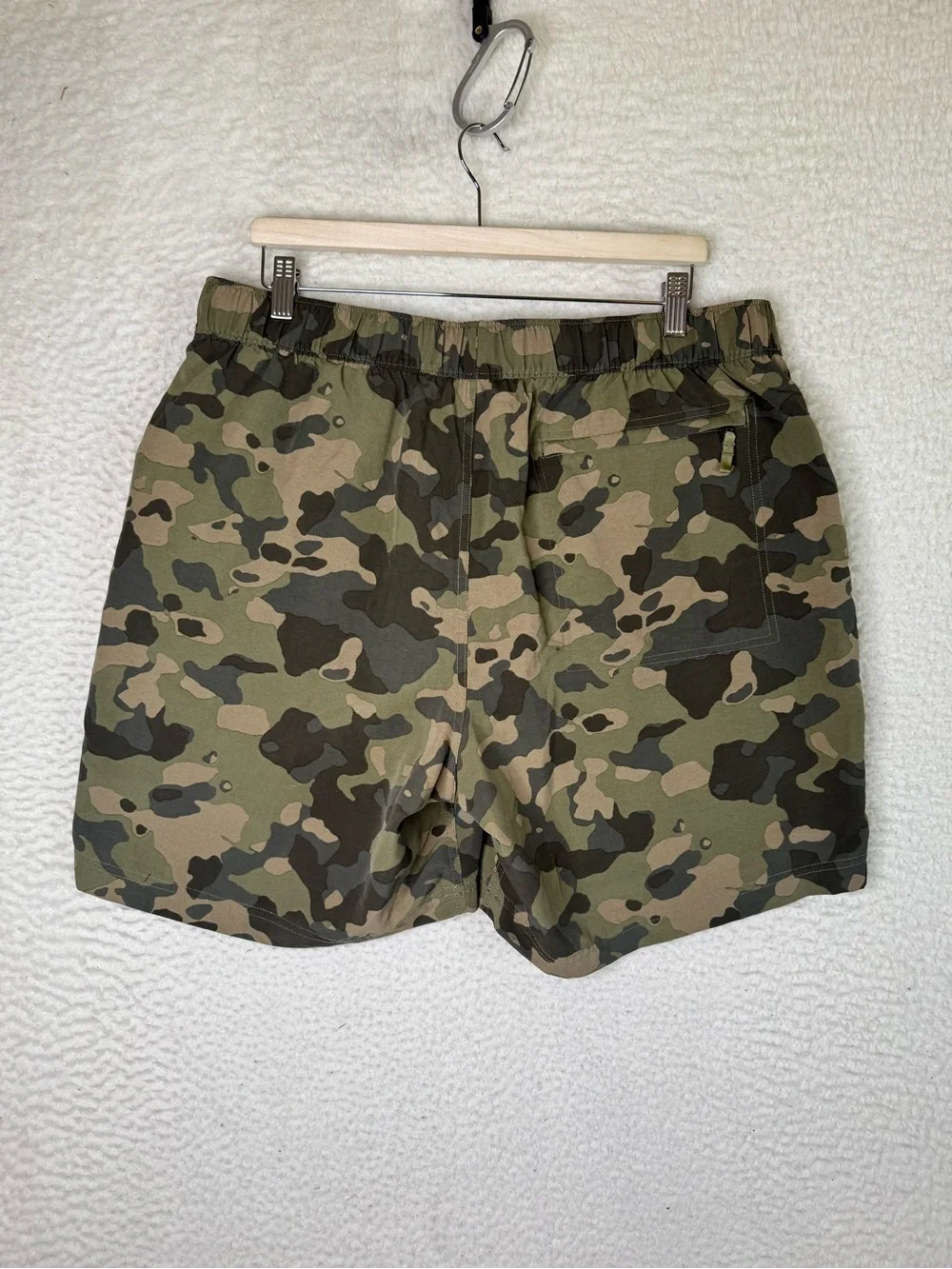 The North Face Class V Water Pull On Trunks Shorts Camo Green Men's Size XL